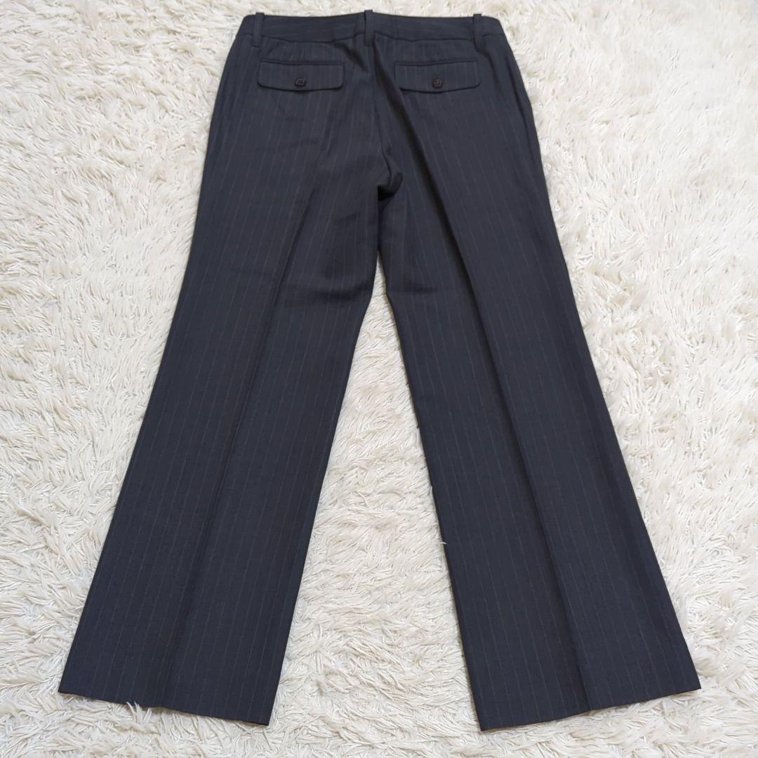 極美品 40 バーバリーロンドン パンツスーツ セットアップ 裏地ホースロゴ