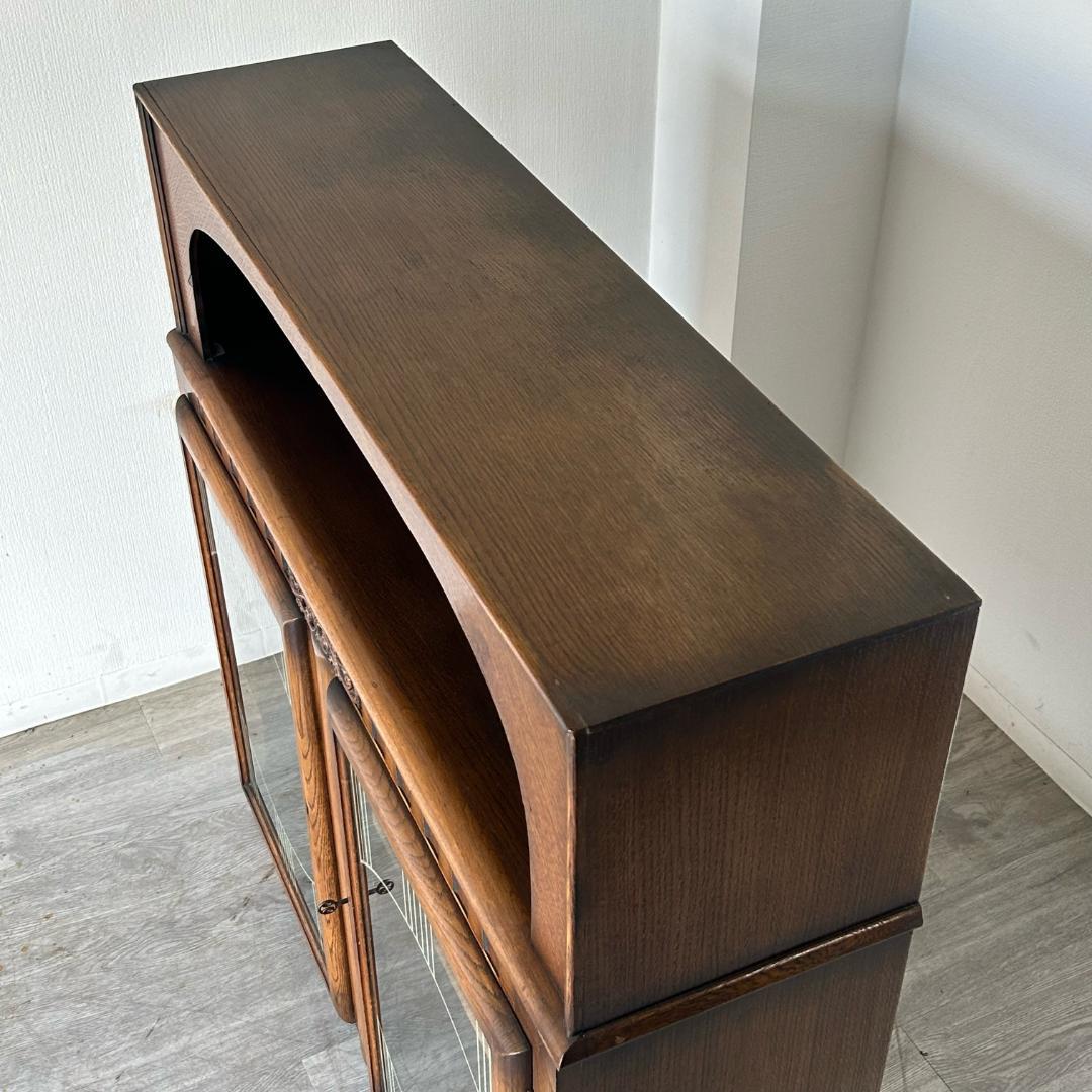 イギリス アンティーク　家具 ブックケース キャビネット 1930年頃 484A