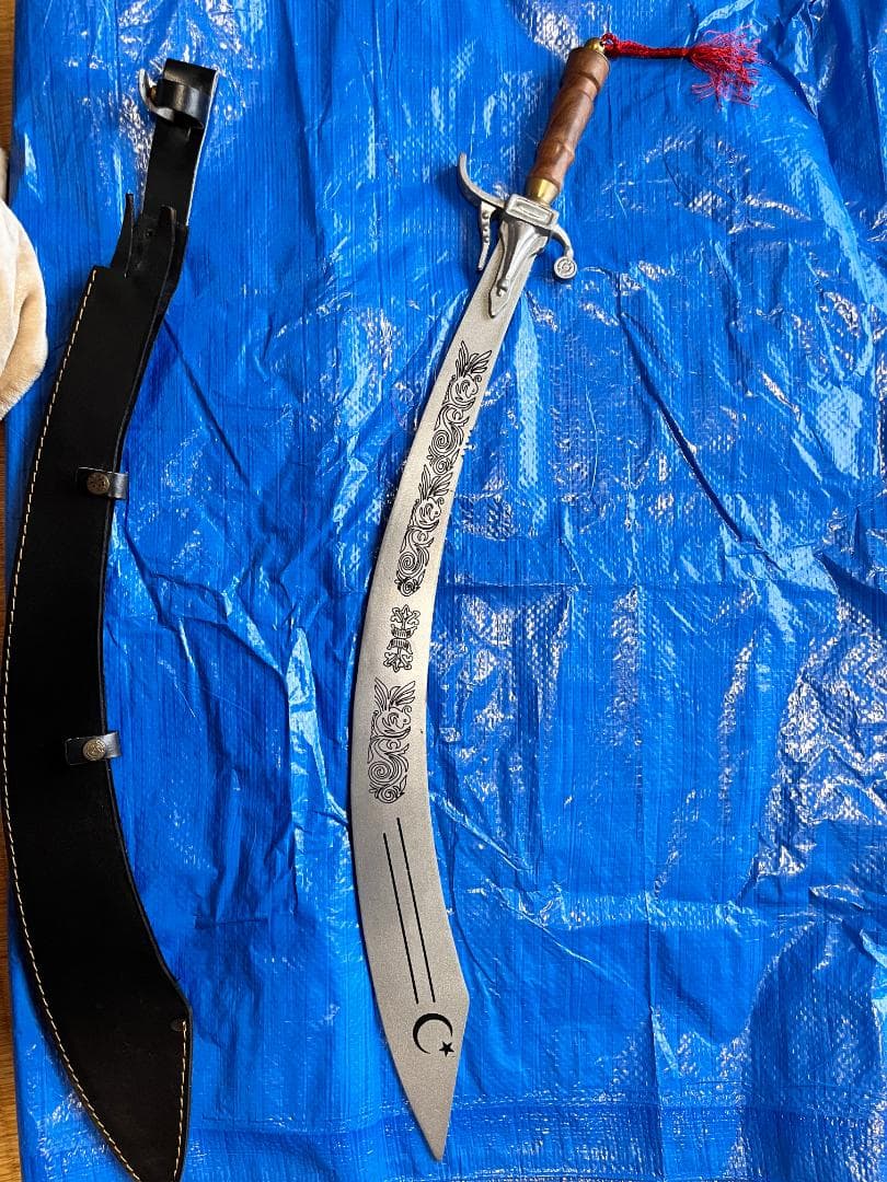 ベリーダンス サーベル 剣舞 用具 練習用 ステージ用 中古美品