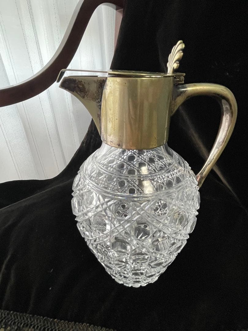 オールドバカラBaccarat★ディアマンピエーリーのワインピッチャー　カラフェ