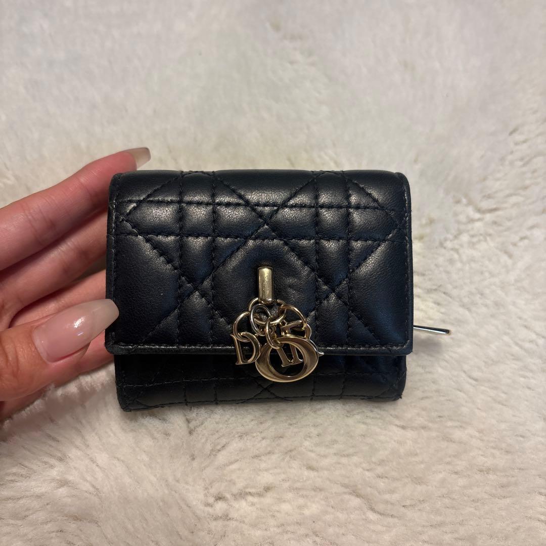 Christian Dior 二つ折り財布 黒