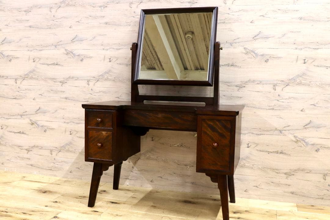 GMHS324○松本民芸家具 ドレッサー 鏡台 化粧台 和家具 ミズメザクラ ア