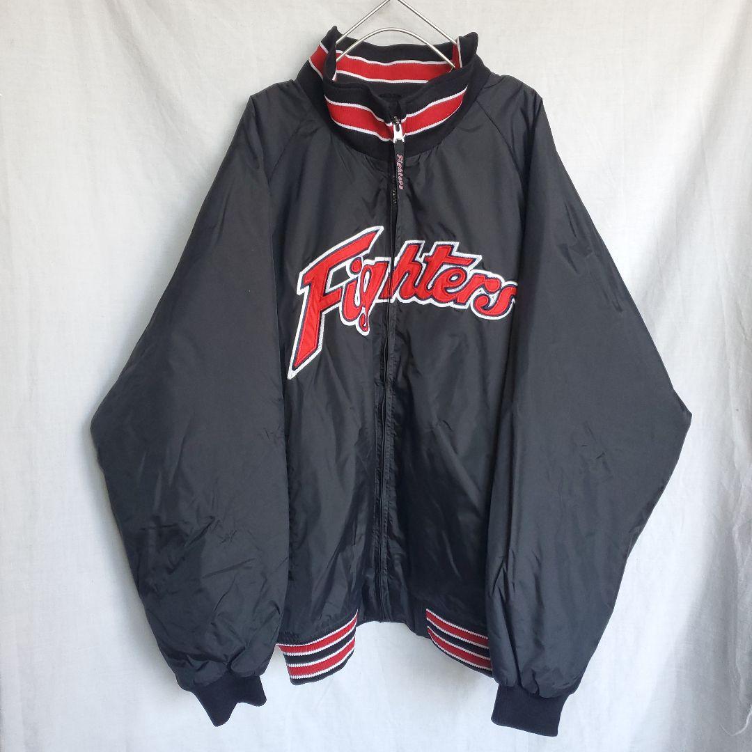 北海道日本ハムファイターズ　野球　ジャパンー黒　スタジャン 復刻 旧モデル