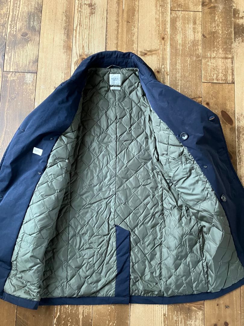 M.I.D.A. ミダ トレンチコート ダウン 紺 48 HERNO ムーレー