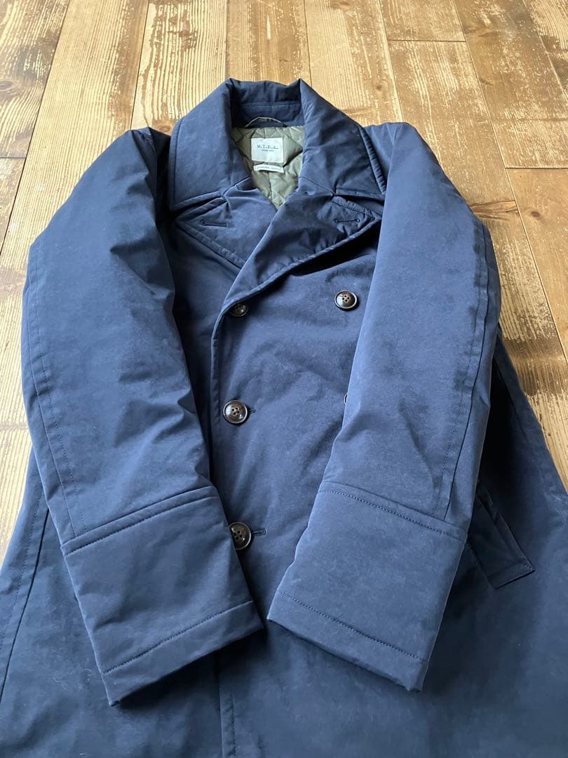 M.I.D.A. ミダ トレンチコート ダウン 紺 48 HERNO ムーレー