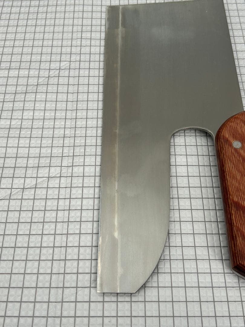 越前刃物 蕎麦切包丁 ステンレス鋼 300mm 合板ハンドル 麺切包丁 ④