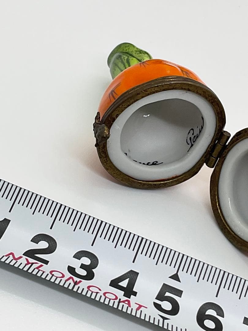 リモージュボックス　手描き　Limoges トリンケットボックス　野菜3種セット