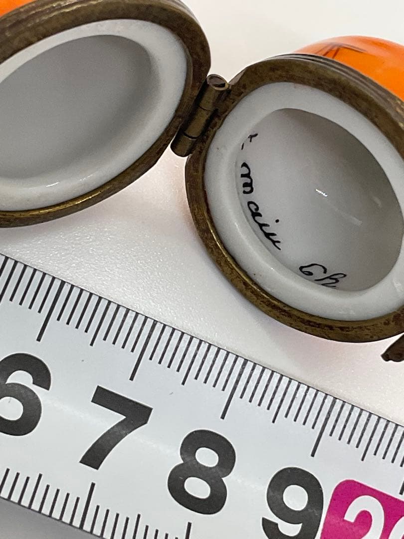 リモージュボックス　手描き　Limoges トリンケットボックス　野菜3種セット