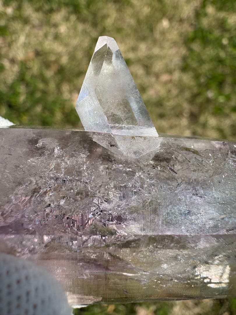 【匿名配送】ブランドバーグ産 陥入アメジスト