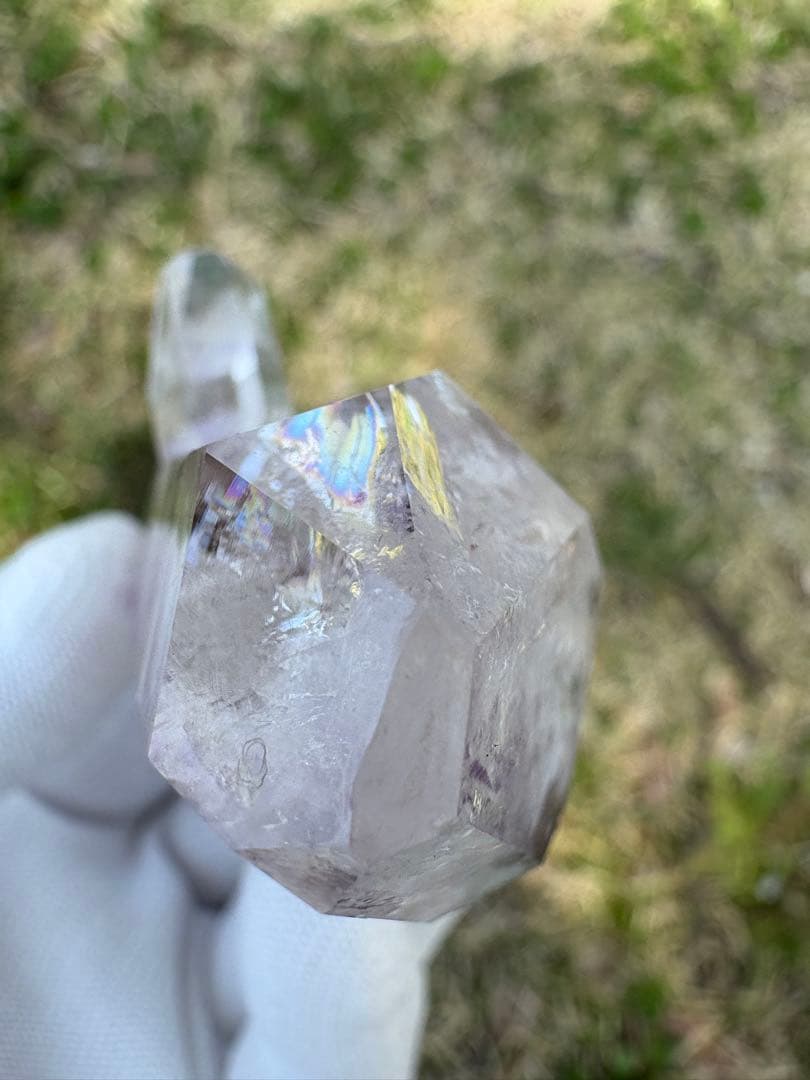 【匿名配送】ブランドバーグ産 陥入アメジスト