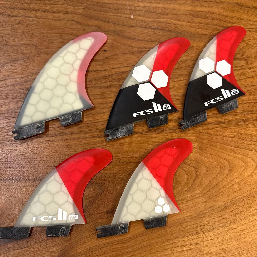 FCS II AM サーフボードフィン 5枚セット