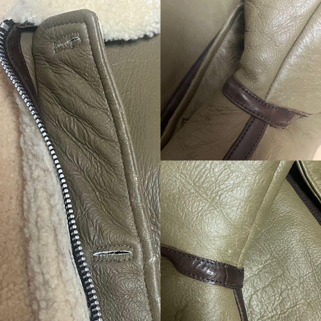 極美品　ネイバーフッド　N-1D ムートン　ディアスキン　M ホース