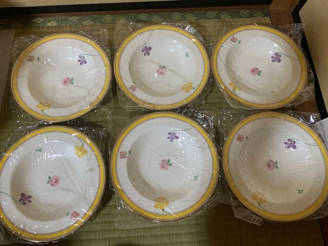 ノリタケ　ヴィヴィットソロボーン　２１㎝ボウル　６枚