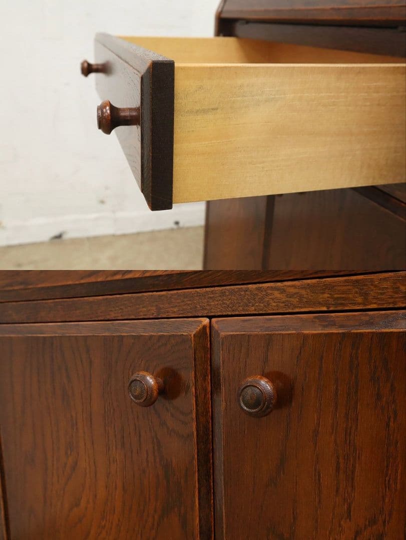 高級 三越家具【ブルージュ】ライティングビューローデスク・机・オーク材