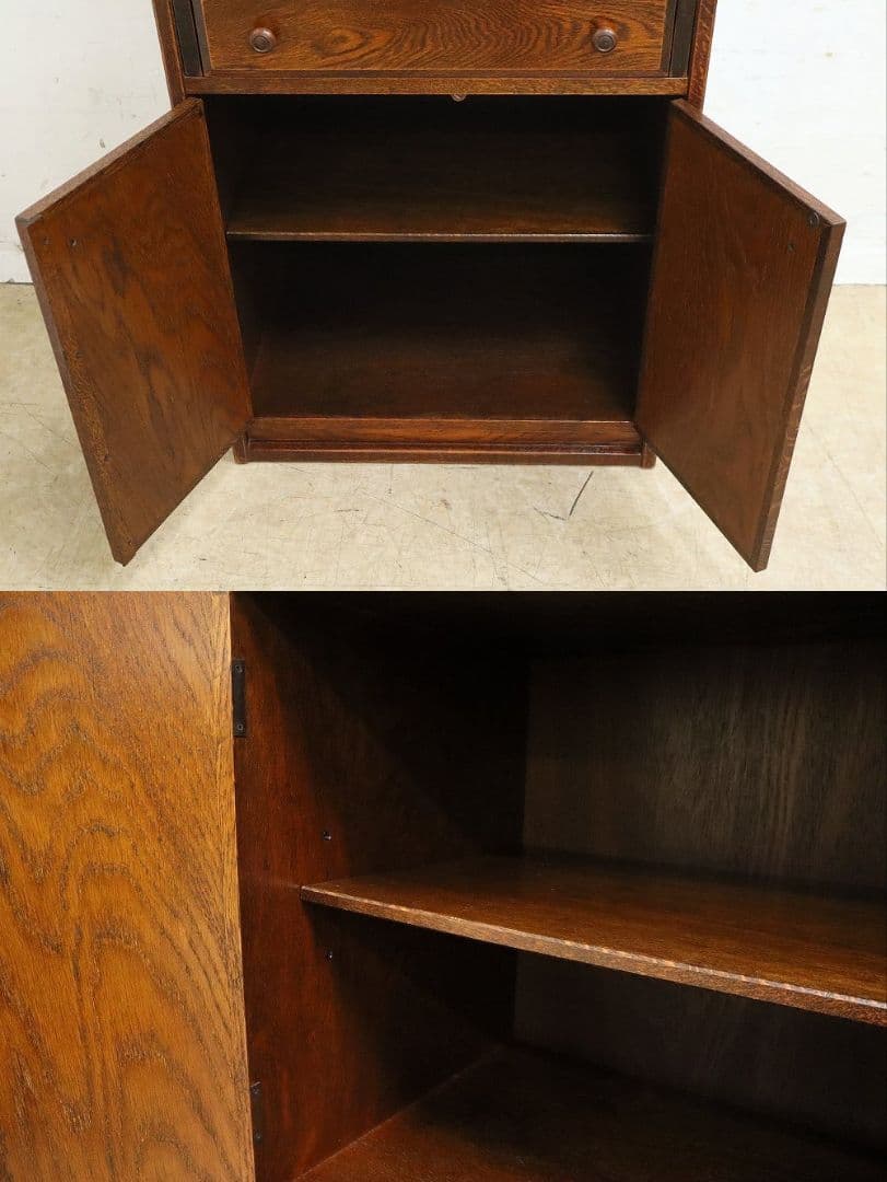 高級 三越家具【ブルージュ】ライティングビューローデスク・机・オーク材