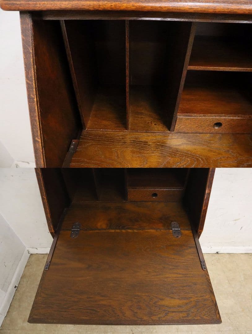 高級 三越家具【ブルージュ】ライティングビューローデスク・机・オーク材