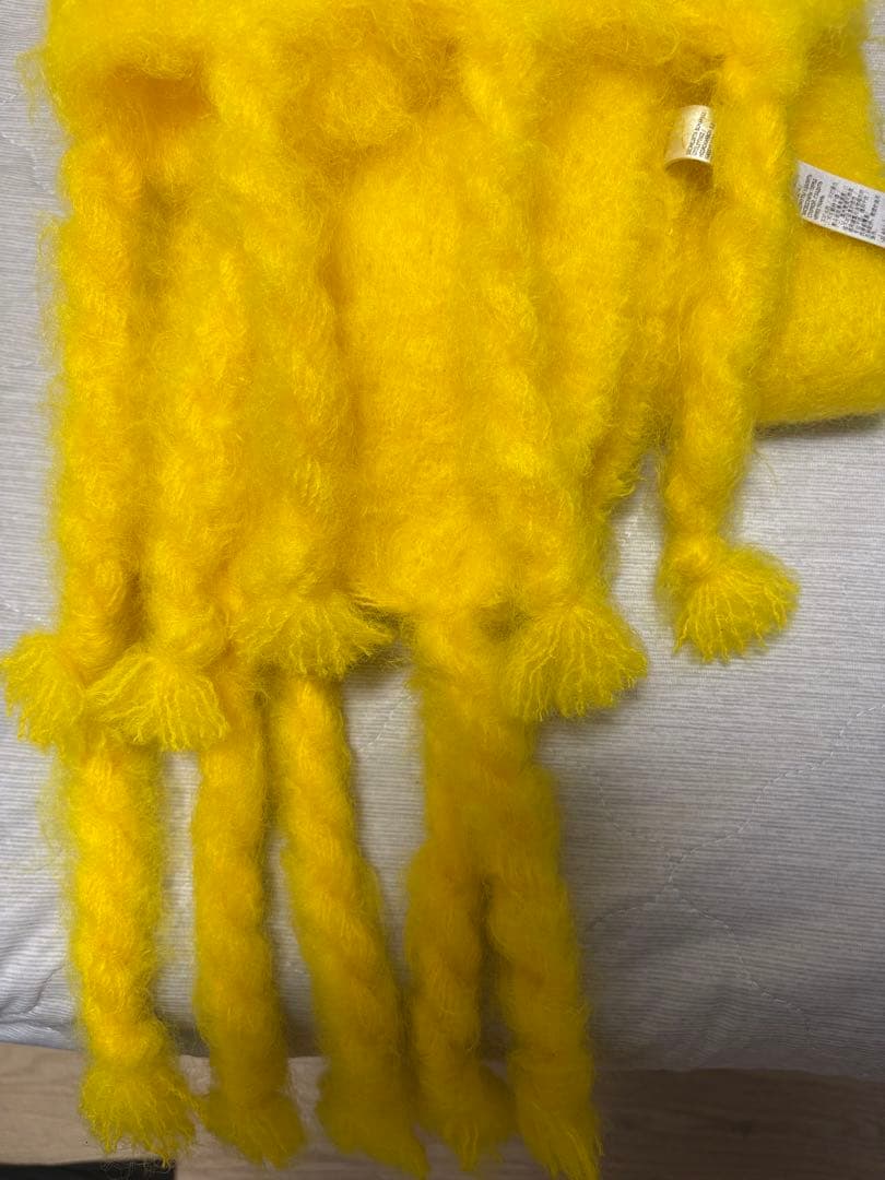 【値下げ中】JIL SANDER イエロー マフラー ユニセックス