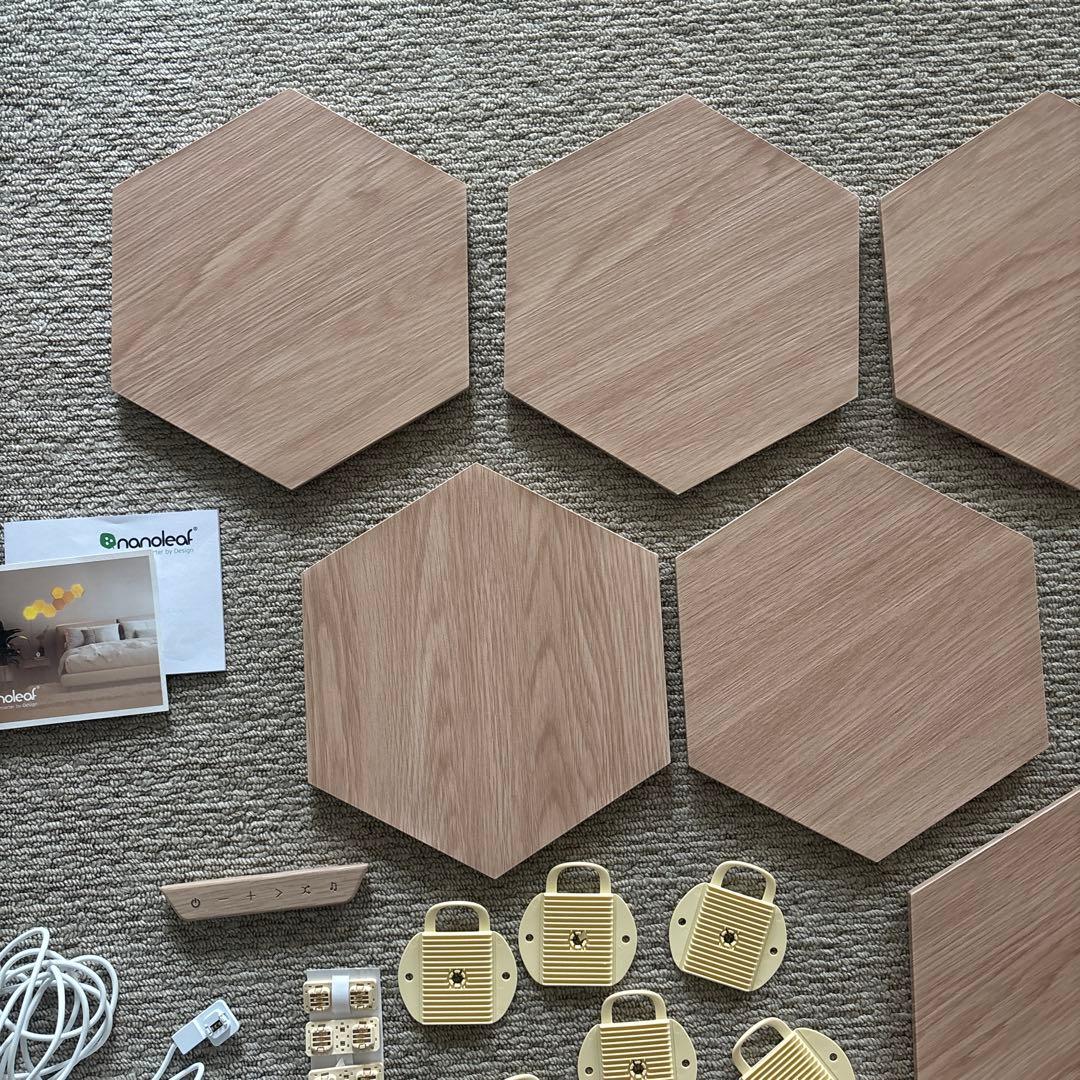 美品！Nanoleaf Elements 木目調 ヘキサゴン　スターターセット