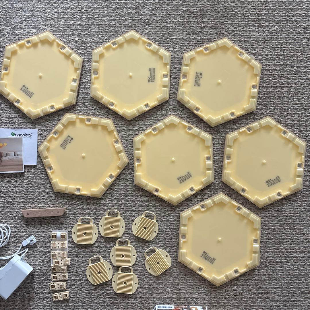 美品！Nanoleaf Elements 木目調 ヘキサゴン　スターターセット