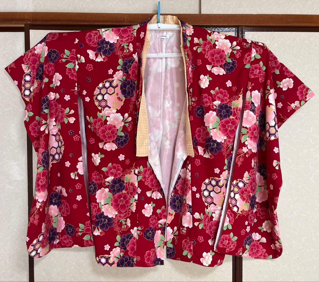 【値下げ中】アリサナ袴セット (着物+半襟付き襦袢+袴+帯枕付き帯+腰紐の5点)