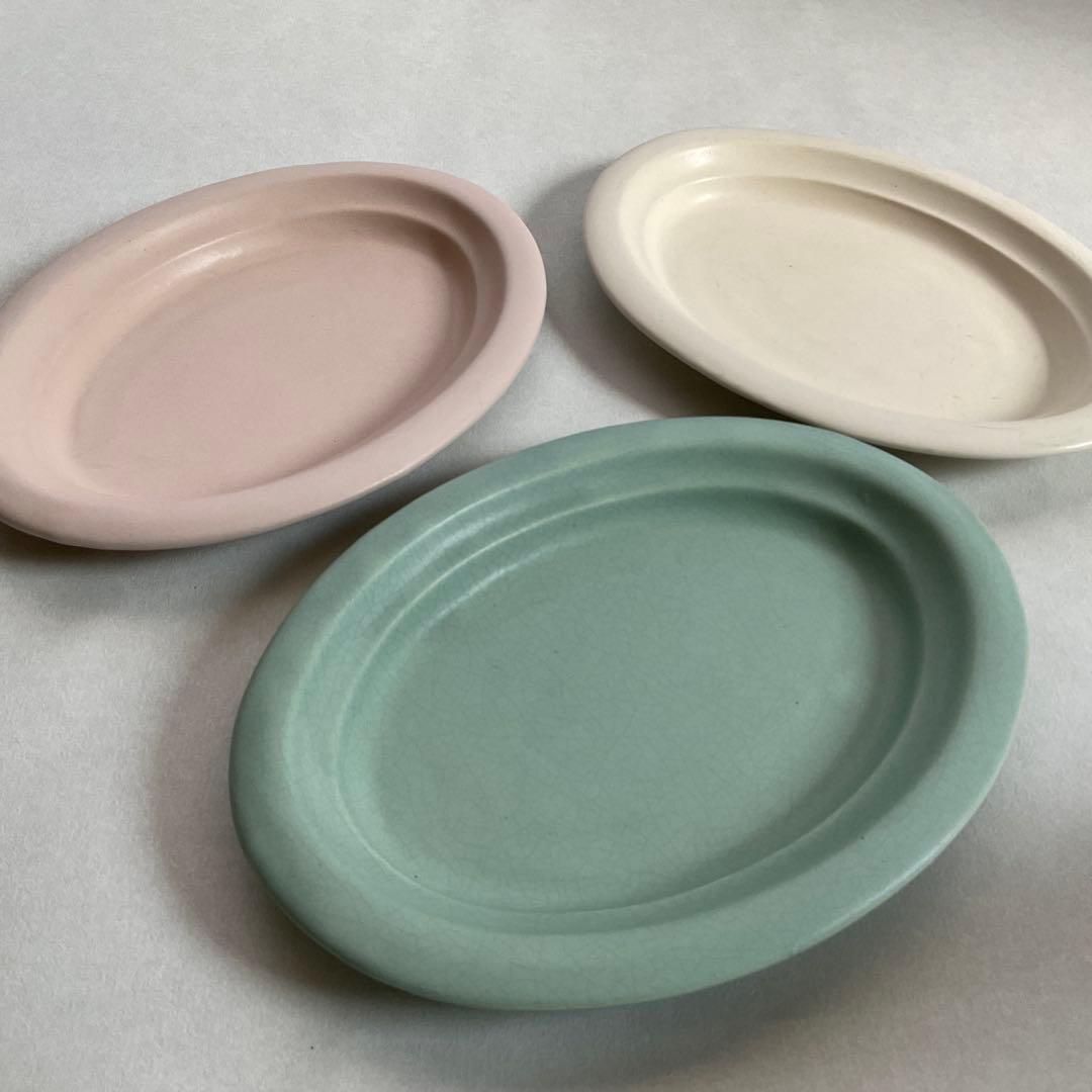 希少 池田優子さんオーバル皿 3枚セット