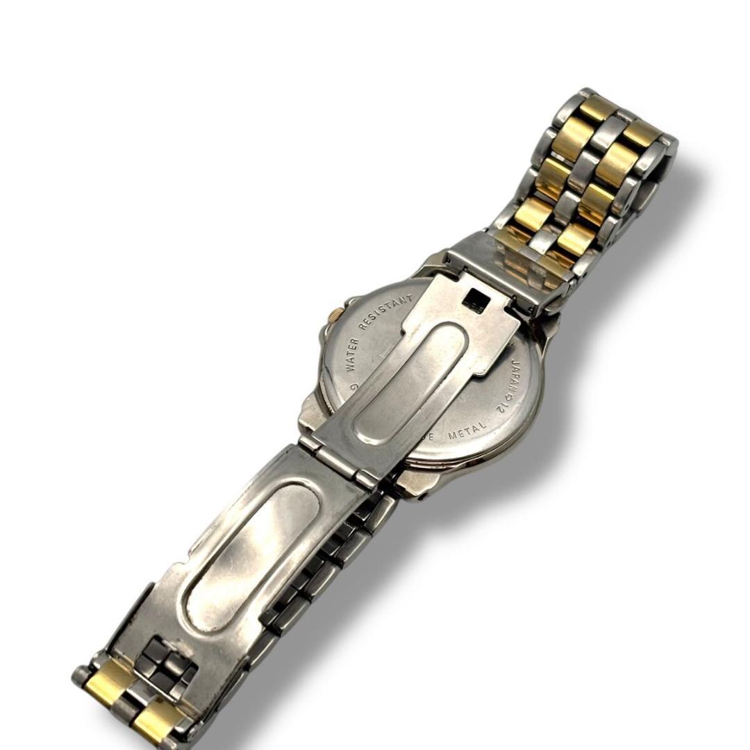 稼働 バーバリー 腕時計 クオーツ コンビ シルバー ゴールド シャドーホース