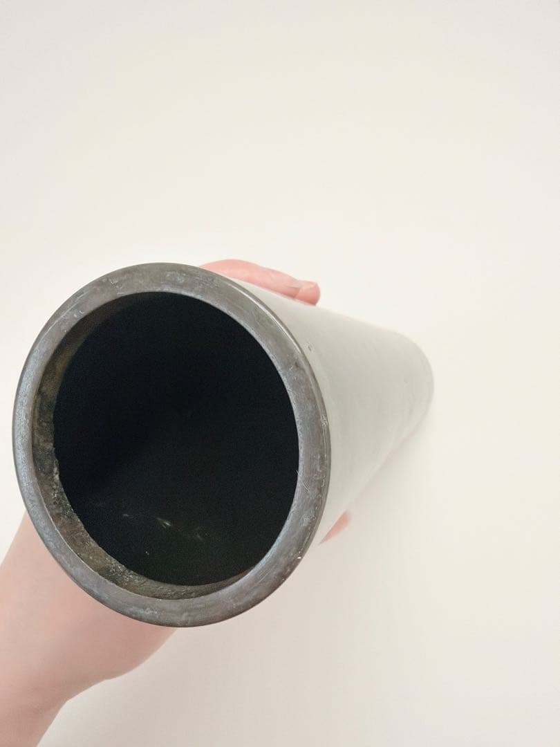 銅製花瓶　花瓶　丸寸胴