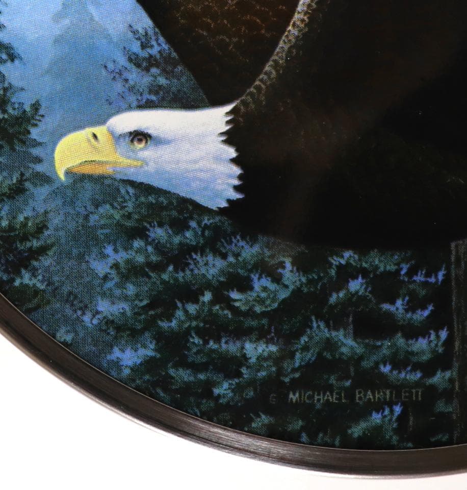 マイケル・バートレット ヴィンテージ ステンドグラス ハクトウワシ イーグル