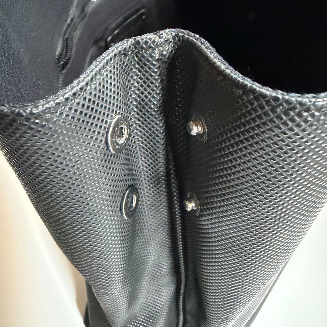 極美品　ボッテガヴェネタ　マルコポーロ　PVC 黒トートバッグ　A4 ビジネス