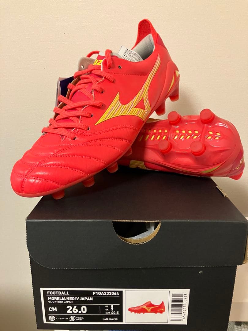 ミズノ サッカー スパイク モレリア ネオ 4 ジャパン 26.0