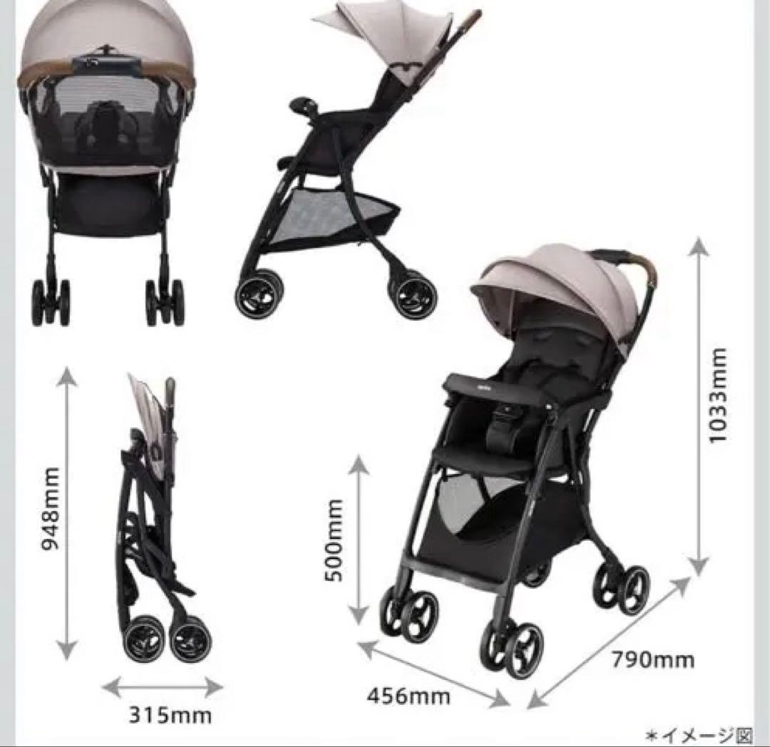 Aprica B型ベビーカー マジカルエアーフリー 年齢7か月～36か月まで