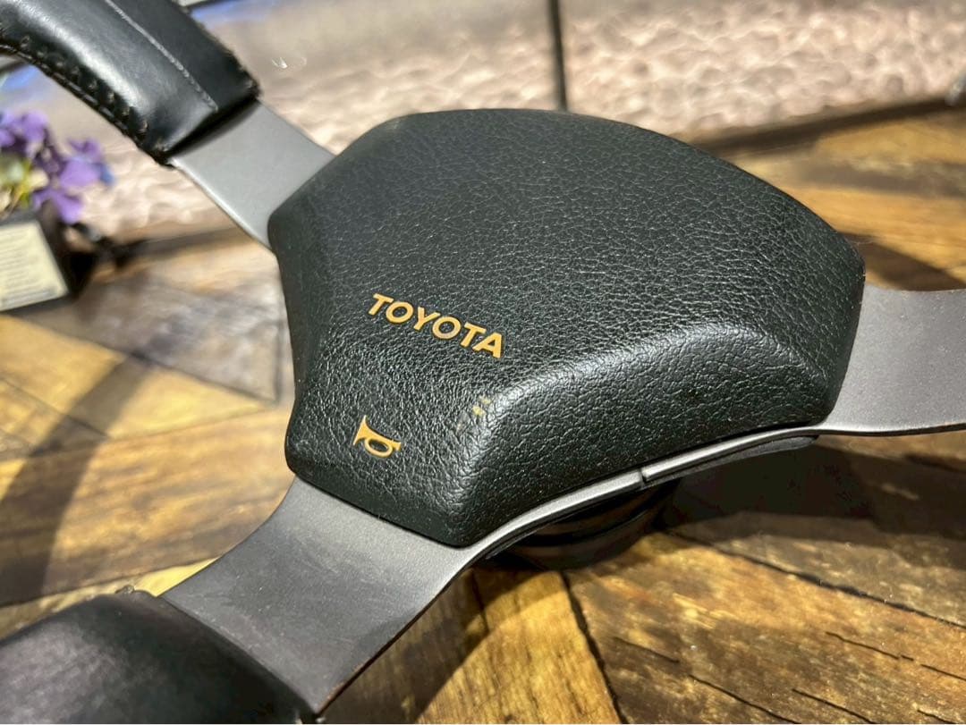 n*）様 希少 トヨタ AE86 純正 ステアリング ハンドル 昭和レトロ 当時