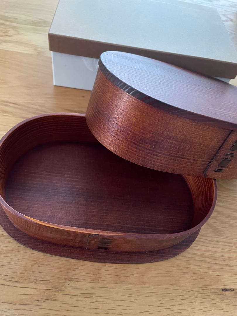 【定価17600円】大館工芸社　小判弁当　大（750ml） ふき漆