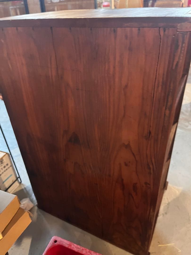 茶箪笥/水屋箪笥/和箪笥/飾り棚/木製/古箪笥