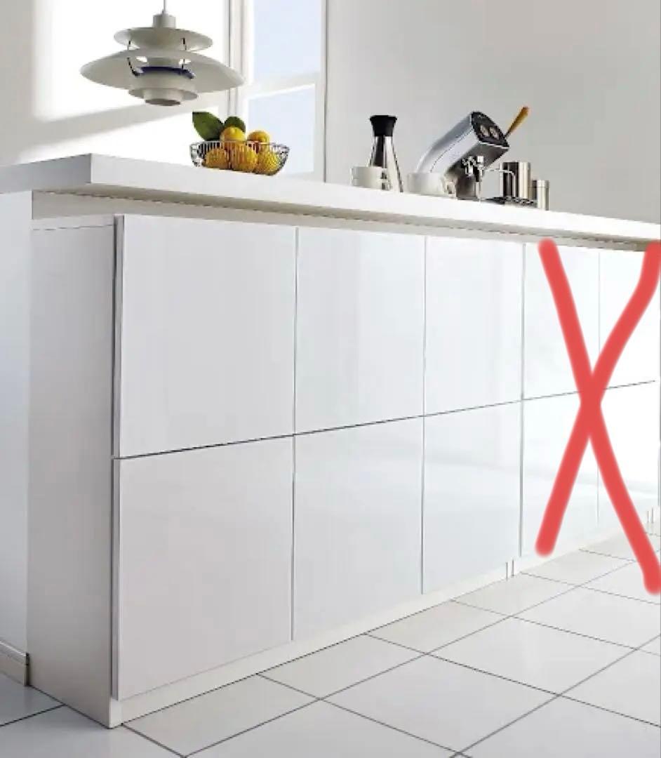 薄型スクエアキャビネット　カウンター下収納　6マス