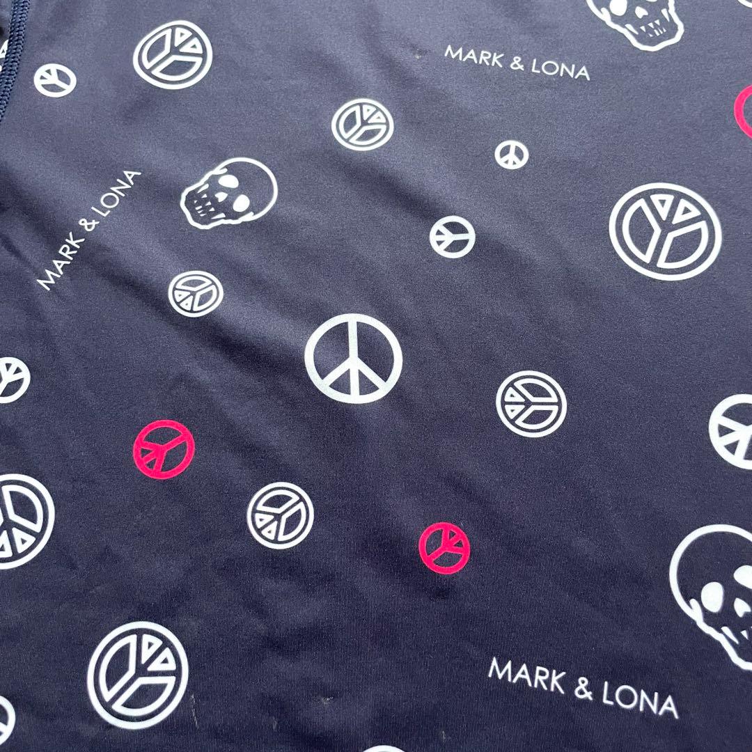 ゴルフモックネックTシャツMARK & LONA スポーツTシャツ　ストレッチT