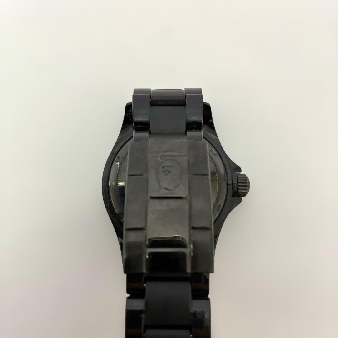 A BATHING APE ブラック 腕時計 ストリート STREET