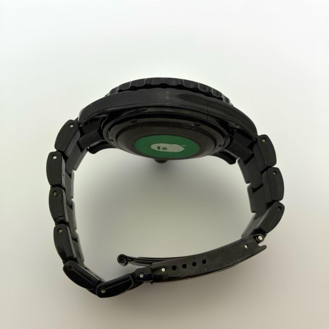 A BATHING APE ブラック 腕時計 ストリート STREET