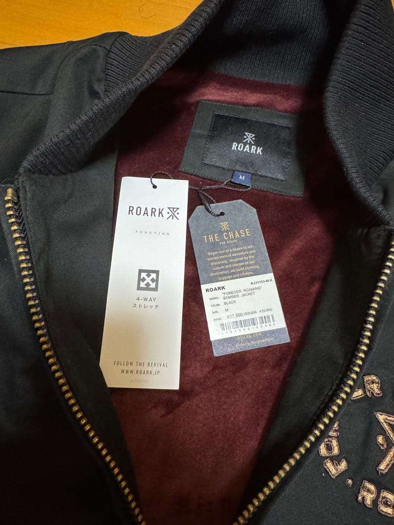 ROARK ブラック ジャンパー Mサイズ