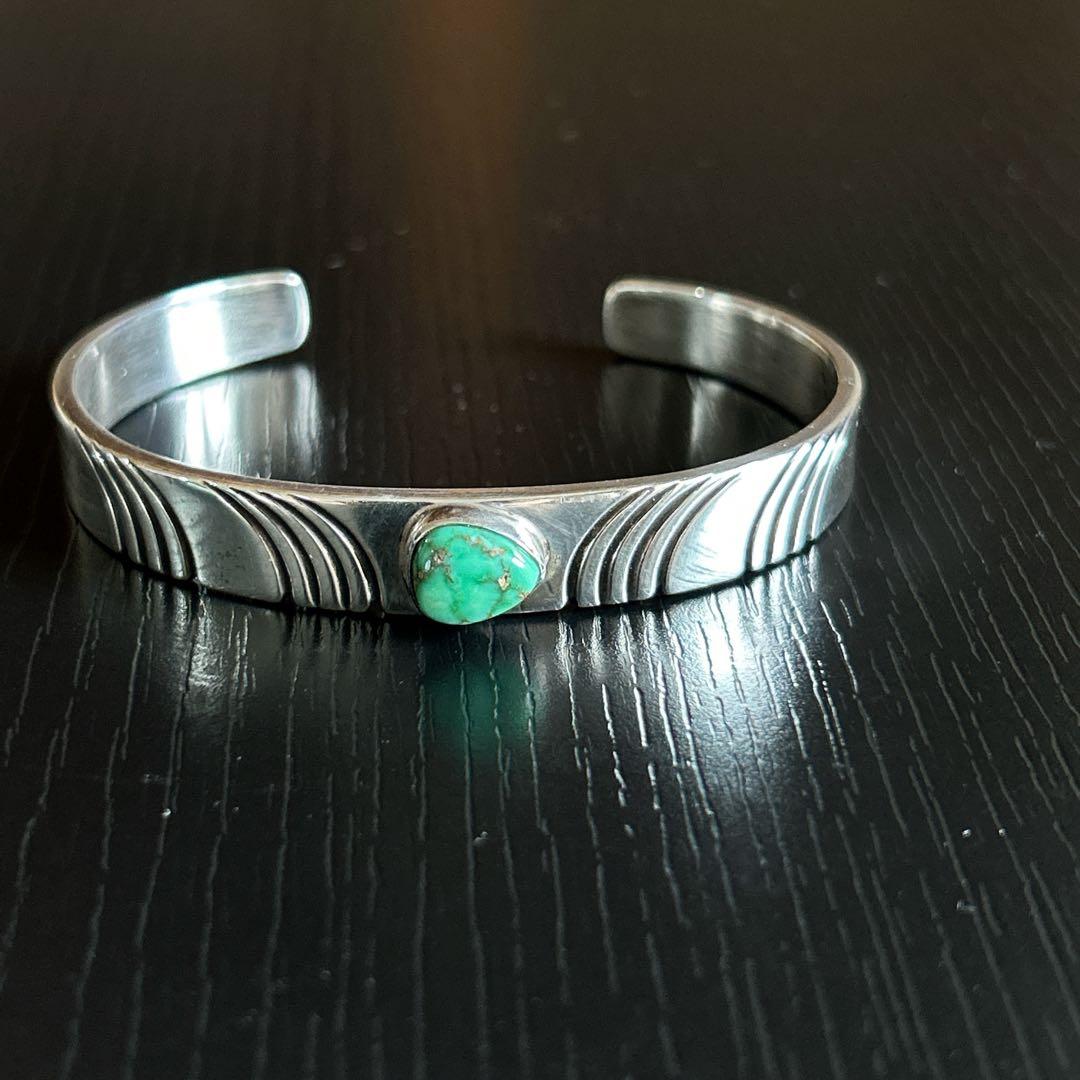 Steve Yellowhorse ターコイズバングル ナバホ族