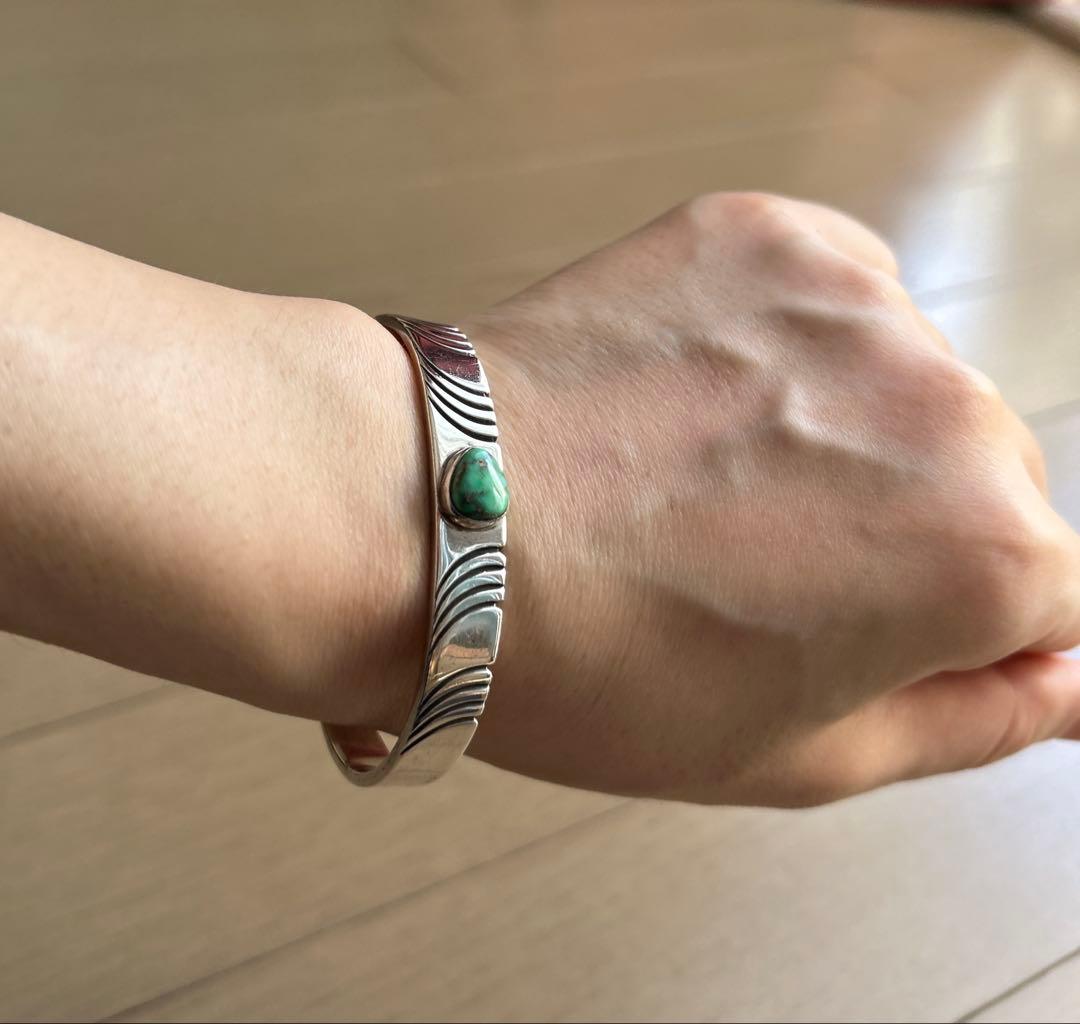 Steve Yellowhorse ターコイズバングル ナバホ族