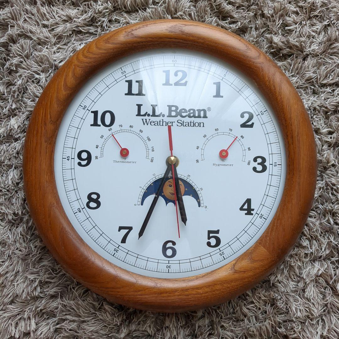 L.L. Bean エルエルビーン 壁掛け時計 weather station