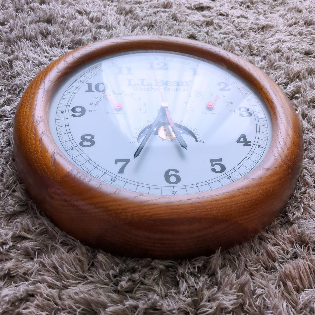 L.L. Bean エルエルビーン 壁掛け時計 weather station