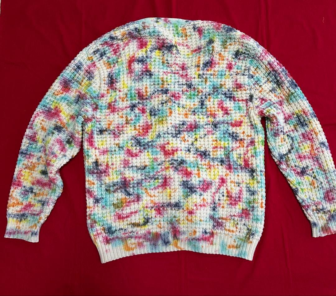【希少】Supreme カーディガン マルチカラー　Lサイズ
