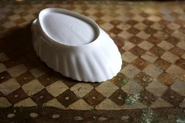 19世紀 金の貝と大きなラヴィエa パリ窯 プレート シェル アンティーク