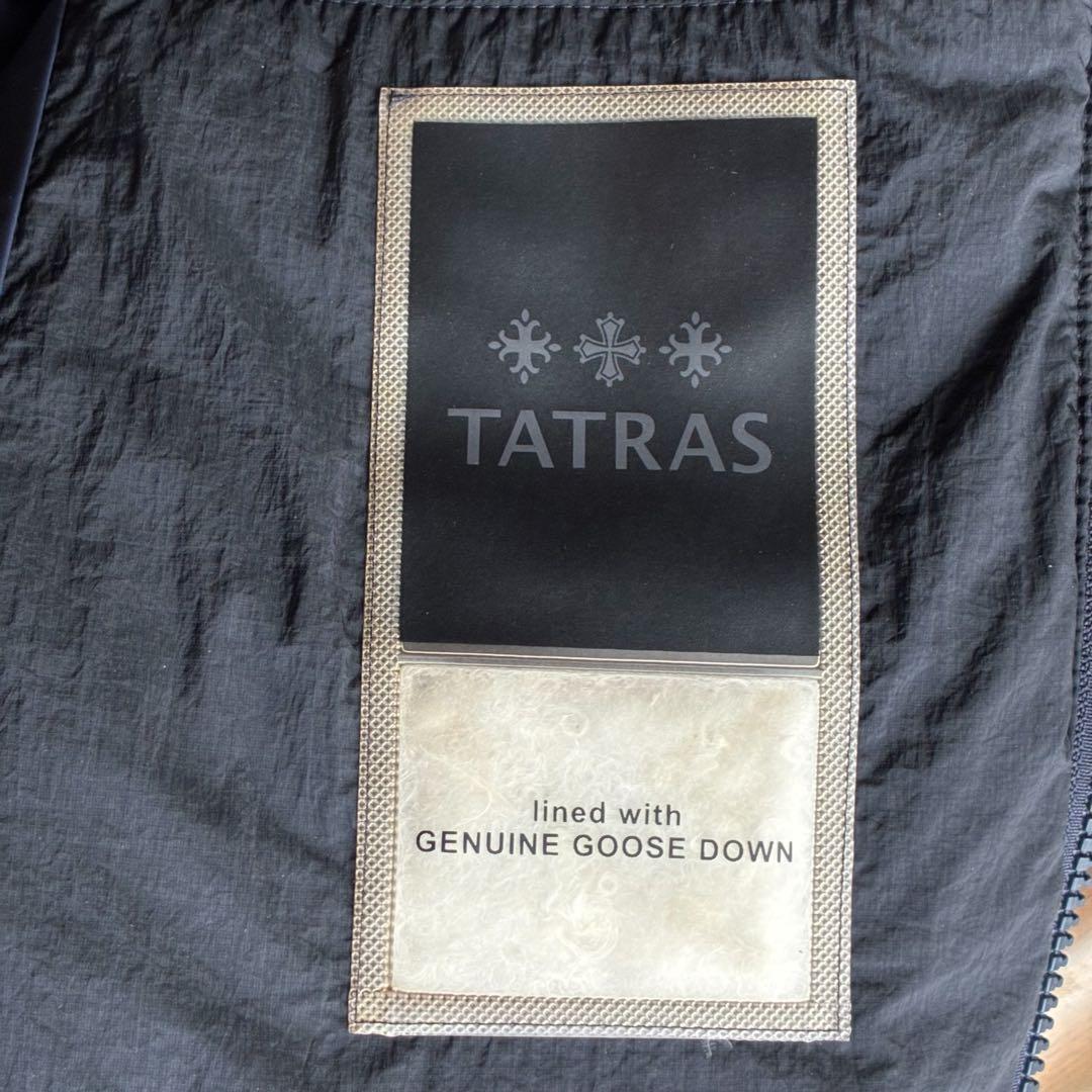 TATRAS ポリテアマ LTA20A4694 02 ダウンコート 紺 ネイビー
