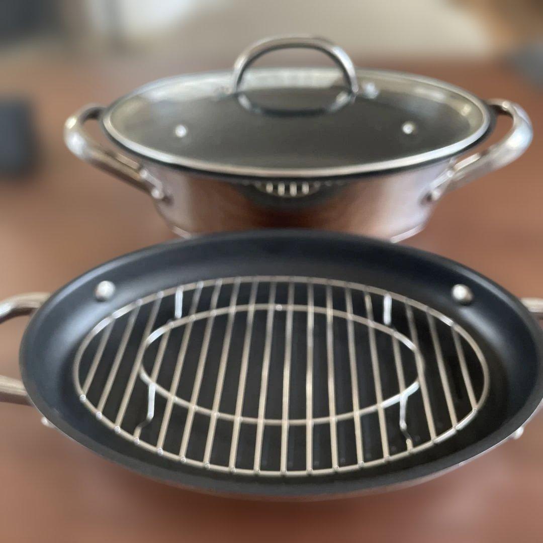 Meyer　マイヤージャパン　オールインワン　オーバルパンセット　グリルパン