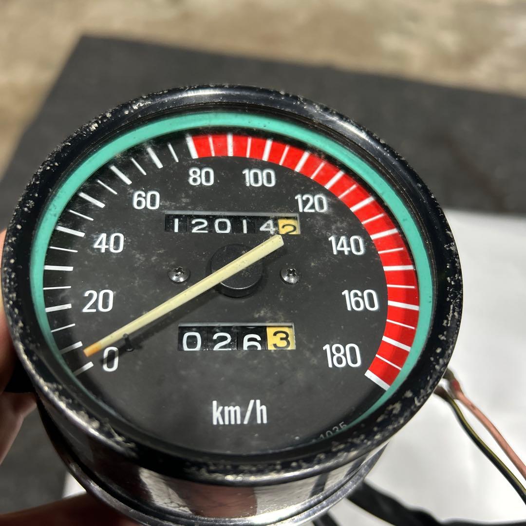 虎*吉様 Z400FX Nippon Seiki スピードメーター 120T