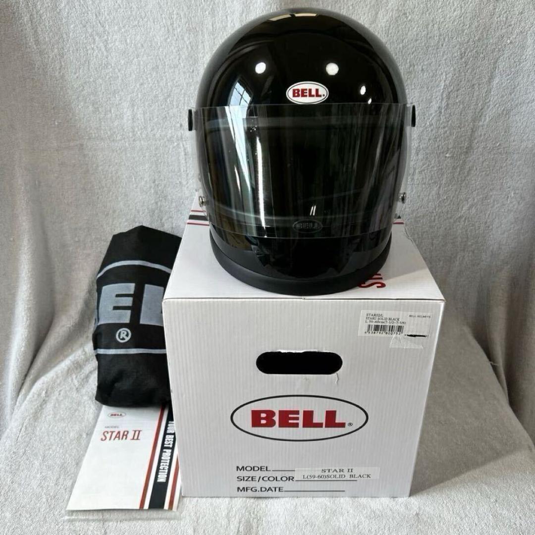 ★ BELL STAR Ⅱ SOLID BLACK Lサイズ ベル ヘルメット