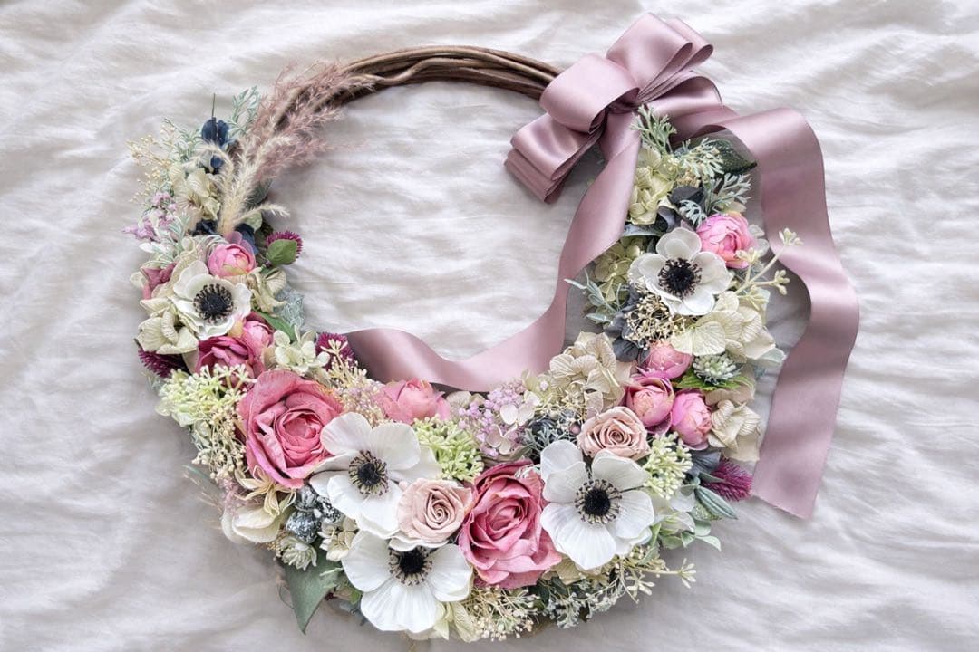 半額以下　ウェディングリースブーケ　ブートニア　アーティフィシャルフラワー